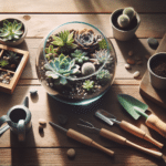 Creating a Mini Terrarium with Succulents