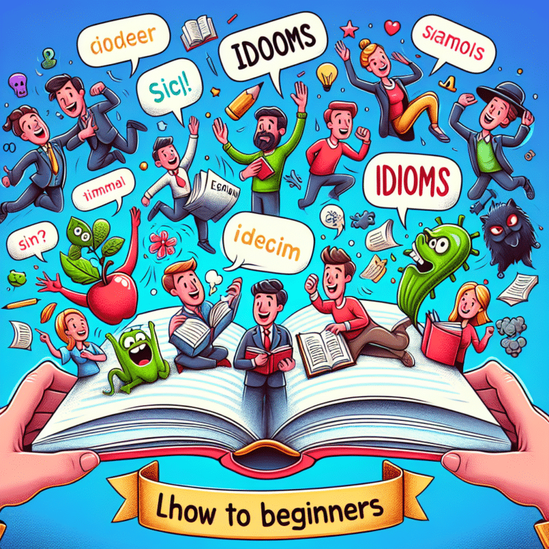Learning Easy Idioms: A Beginner's Guide