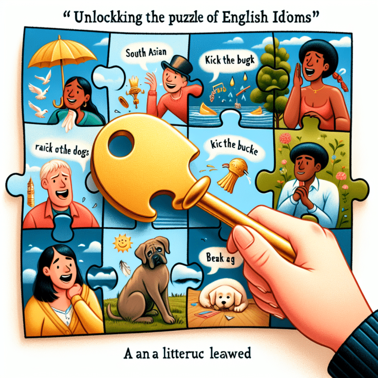 Unlocking the Puzzle of English Idioms: A Beginner's Tour