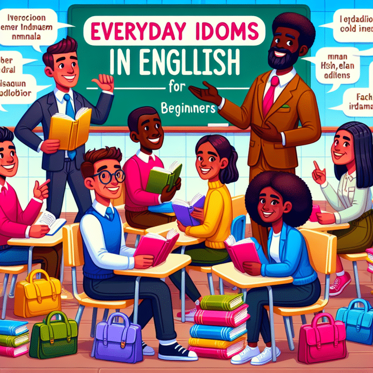 Everyday Idioms in English for Beginners