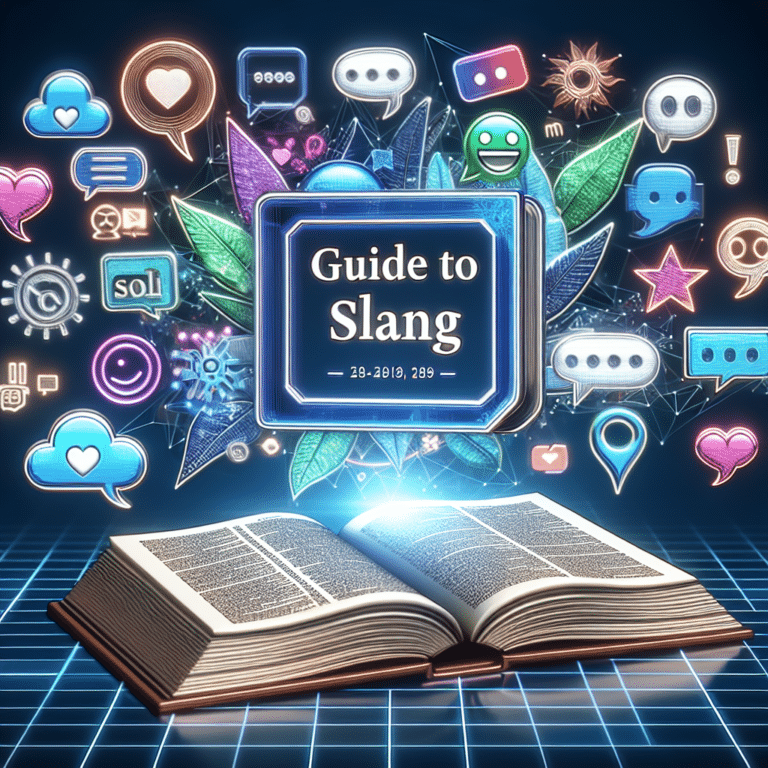 The Ultimate Guide to Slang: Understanding Modern English