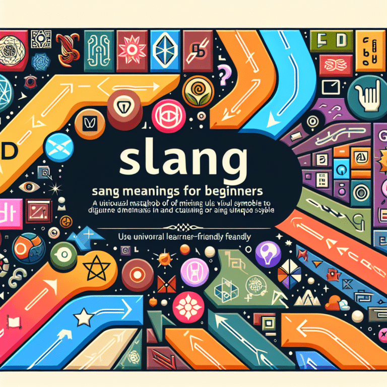 Beginner Guide to Slang Meanings